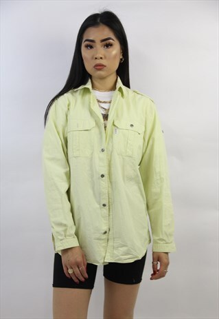 VINTAGE ARMANI 90'S LEMON SHIRT