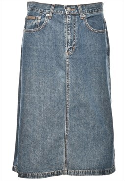 Vintage Calvin Klein Denim Skirt - M