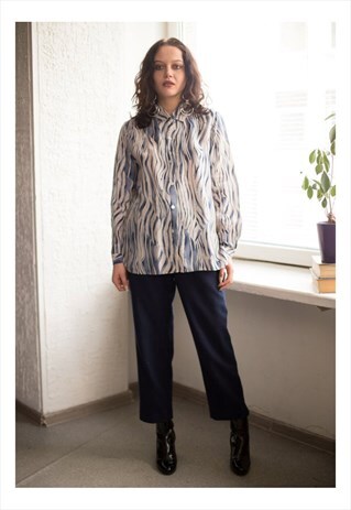 VINTAGE 90'S MULTI COLOUR PATTERNED SHIRT
