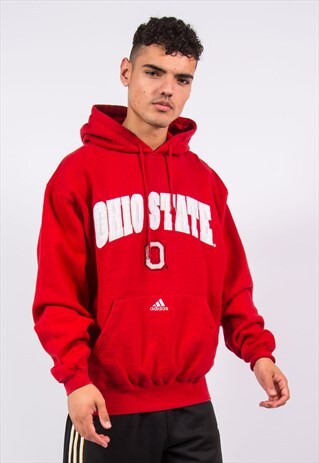 ADIDAS OHIO STATE HOODIE HOODED SWEATSHIRT