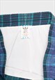 BLUE TARTAN ADIDAS SPORTS/SWIM SHORTS