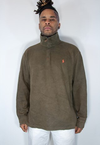 RALPH LAUREN 1/4 ZIP SWEATSHIRT