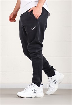 Vintage Nike Joggers in Black Lounge Gym Sweatpants Large