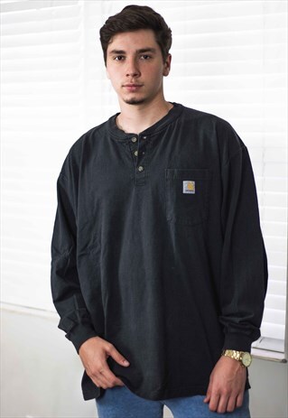 VINTAGE CARHARTT T-SHIRT LOGO 90S XL 15.2