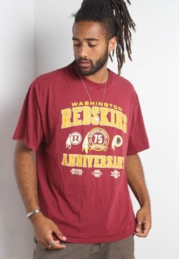 Vintage Washington Redskins T-Shirt Red