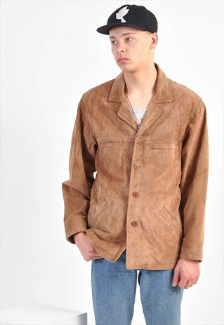 VINTAGE 90S SUEDE LEATHER JACKET