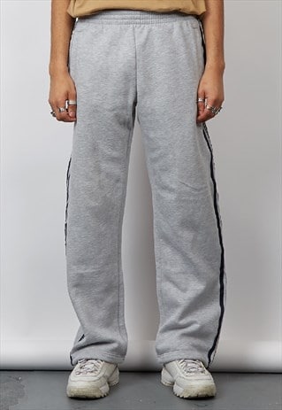 VINTAGE 90S ADIDAS GREY STRAIGHT JOGGERS