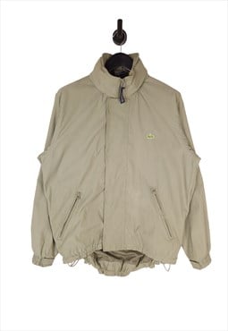 Men's Y2K Lacoste Lightweight Hooded Jacket Size M/L