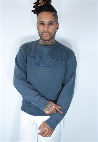 DIESEL EMBROIDED SWEATSHIRT