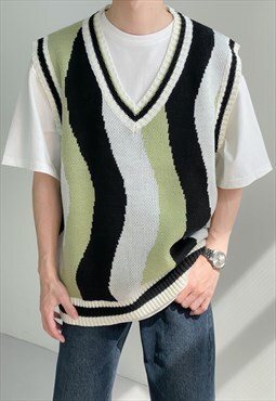 Men's color sweater vest A VOL.2