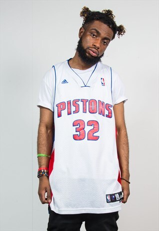 ADIDAS NBA DETROIT PISTONS BASKETBALL JERSEY VEST
