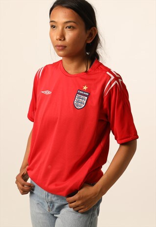 VINTAGE UMBRO ENGLAND FOOTBALL TOP