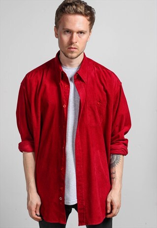 VINTAGE OVERSIZED CORDUROY SHIRT