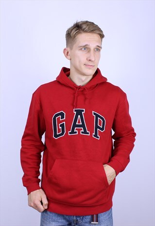 VINTAGE MENS GAP SWEATSHIRTS BIG LOGO LONG SLEEVE