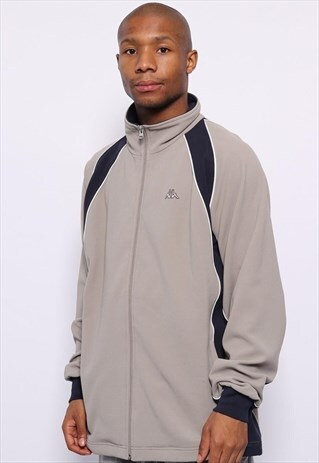 VINTAGE KAPPA LOGO TRACK JACKET BEIGE