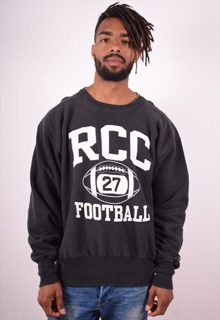 CHAMPION MENS VINTAGE RCC FOOTBALL SWEATSHIRT JUMPER XL 90S