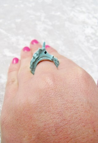 UNICORN MINT GREEN WRAP RING