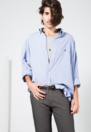 VINTAGE 80S CLASSIC POLO RALPH LAUREN SHIRT / S4580