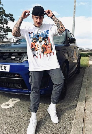 THREE LIONS ENGLAND WHITE T-SHIRT