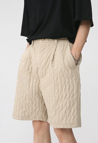 Men's Cropped Pleated Trousers SS2023 VOL.3