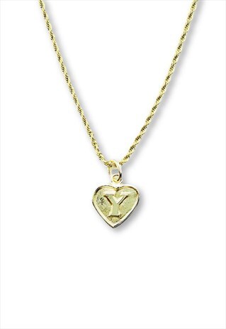 HEART LETTER PERSONALLIZED NECKLACE