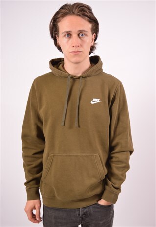 VINTAGE NIKE HOODIE JUMPER KHAKI