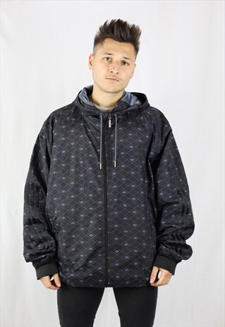 MENS VINTAGE ADIDAS JACKET COAT XXL 2XL RARE GRAFFITI