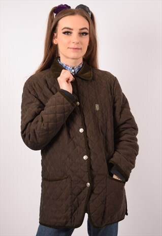 VINTAGE QUILTED JACKET KHAKI