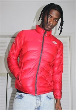 Vintage 90s Red Summit Series The North Face Puffer Jacket