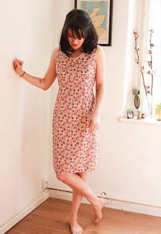VINTAGE DITSY FLORAL LIBERTY STYLE PRINT DRESS