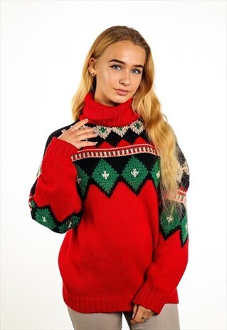 VINTAGE PATTERNED JUMPER K153