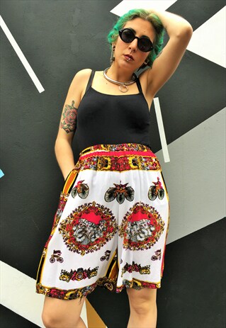 VINTAGE CRAZY PRINT CULOTTES