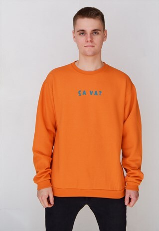 ORANGE CA VA? (BLUE) SWEATSHIRT