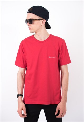 VINTAGE 90S RED REEBOK T-SHIRT