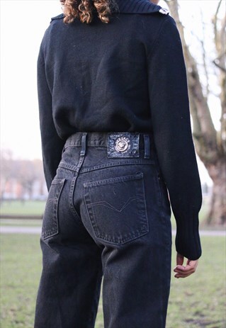 RARE VINTAGE VERSACE HIGH WAIST MOM JEANS