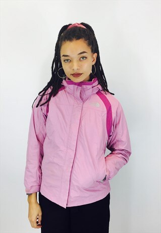 NORTH FACE FLEECE LINED HYVENT WATERPROOF COAT