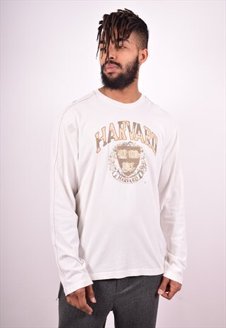CHAMPION MENS VINTAGE TOP LONG SLEEVE XL BEIGE 90'S