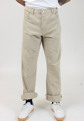 VINTAGE D&G DENIM BEIGE JEANS