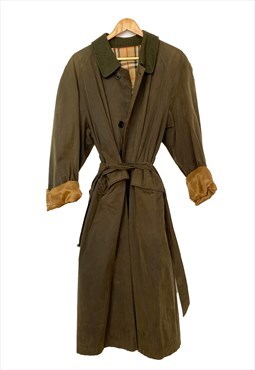 Burberry vintage oversized unisex trench coat with belt. XL