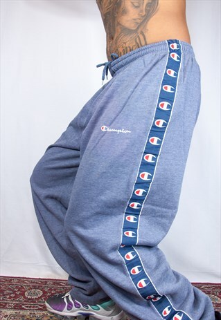 CHAMPION TRACKSUIT BOTTOMS POPPERS