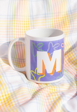 Colourful Alphabet Letter M Mug 
