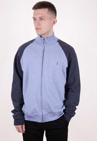 90S VINTAGE YSL YVES SAINT LAURENT FULL ZIPPED JUMPER 10037