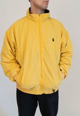 90s Polo Jeans Ralph Lauren Yellow Bomber Jacket Coat