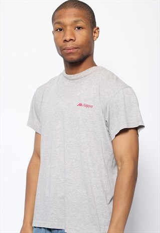 VINTAGE KAPPA LOGO T-SHIRT GREY
