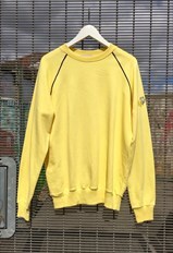 / SOLD OUT / RARE MICHELIN sweatshirt vintage 80s yellow M 