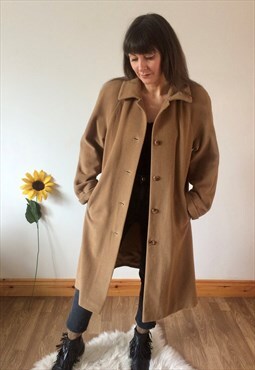 Vintage Light Brown Long Coat