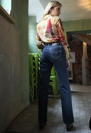 RARE VINTAGE VERSACE HIGH WAIST MOM JEANS