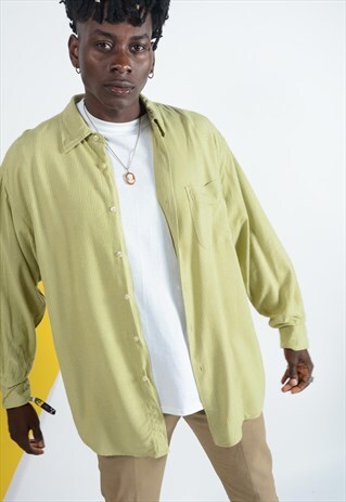 VINTAGE GAP SHIRT IN GREEN CHECK.