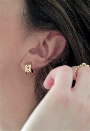 GLENDALE 18K GOLD VERMEIL MINI HOOPS