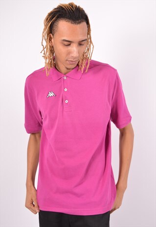 VINTAGE KAPPA POLO SHIRT PINK